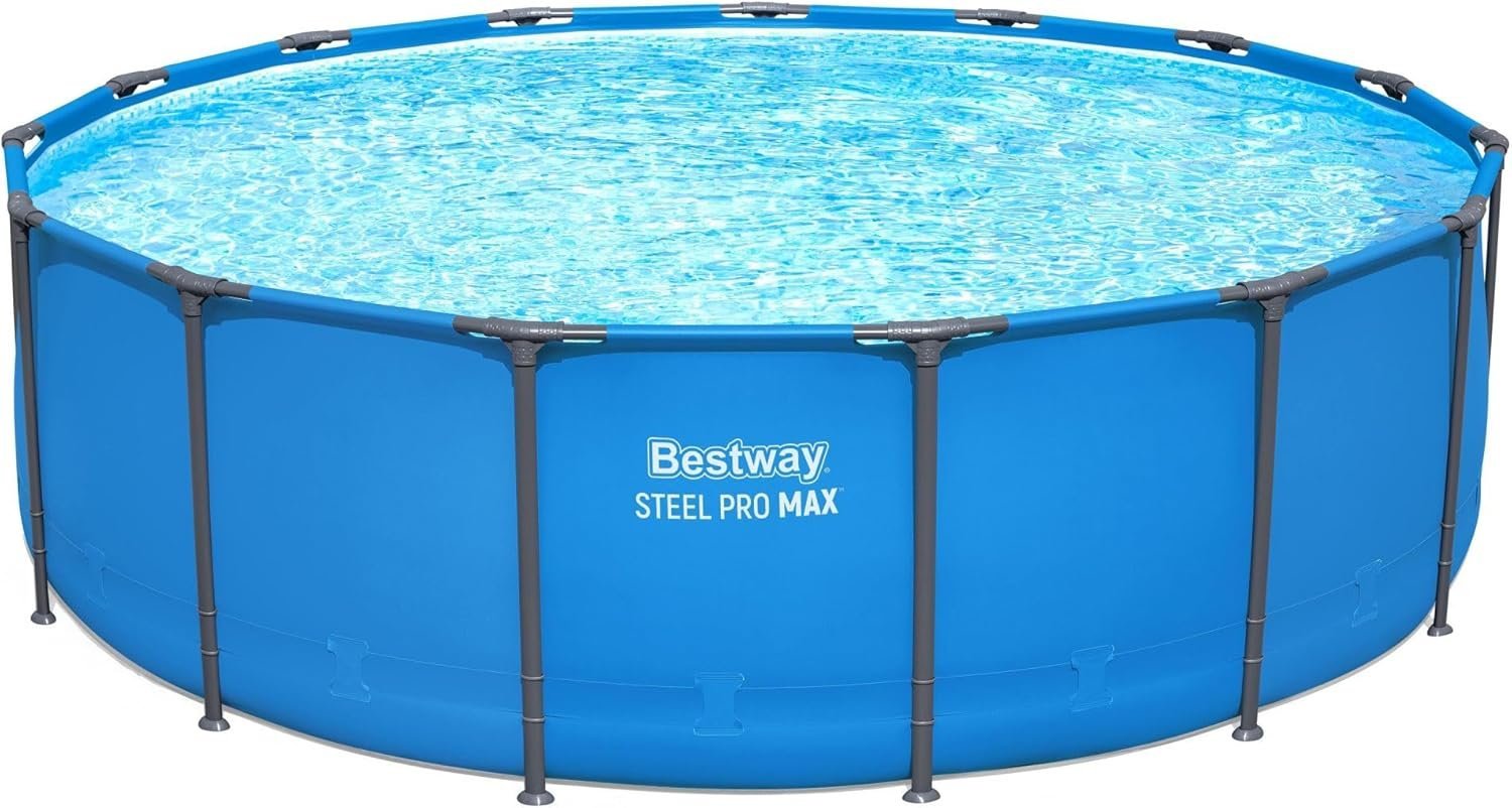 Bestway Steel Pro Max 15' x 48" Round Above Ground Pool Kit - Image 1